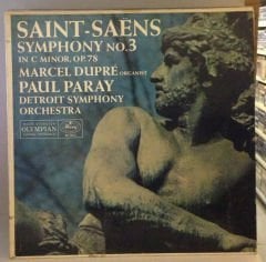 SAINT-SAENS SYMPHONY NO.3 PAUL PARAY DETROIT LP 2.EL