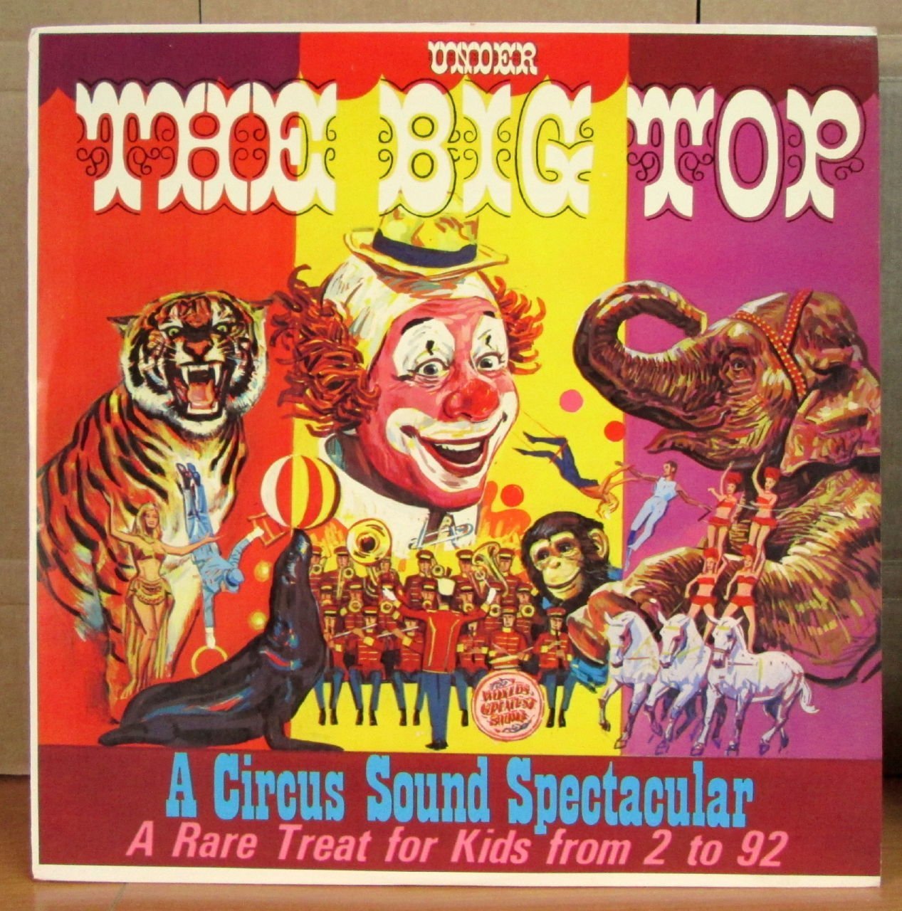 UNDER THE BIG TOP A CIRCUS SOUND LP 2.EL