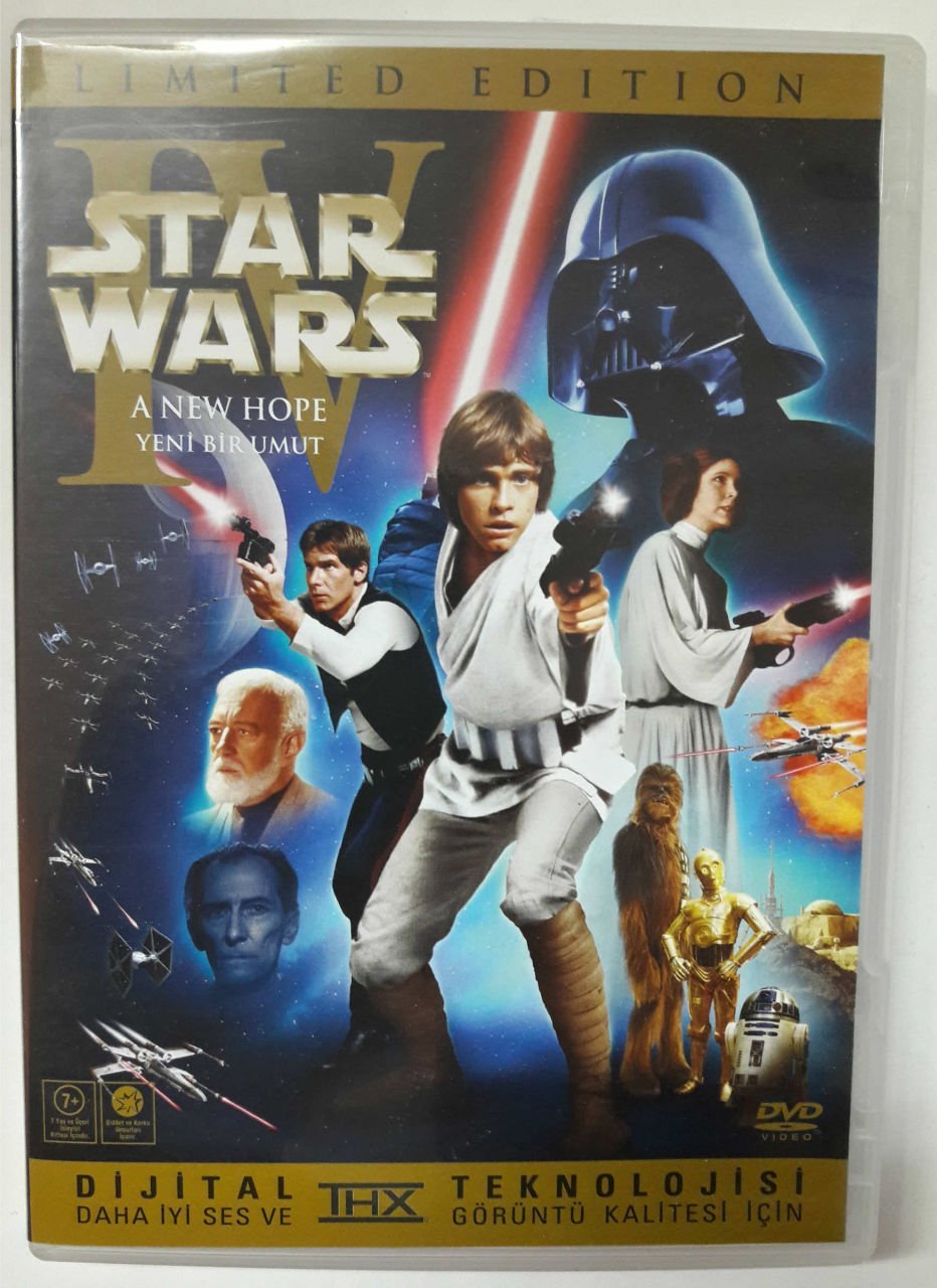 STAR WARS IV A NEW HOPE - YENİ BİR UMUT - DVD 2.EL