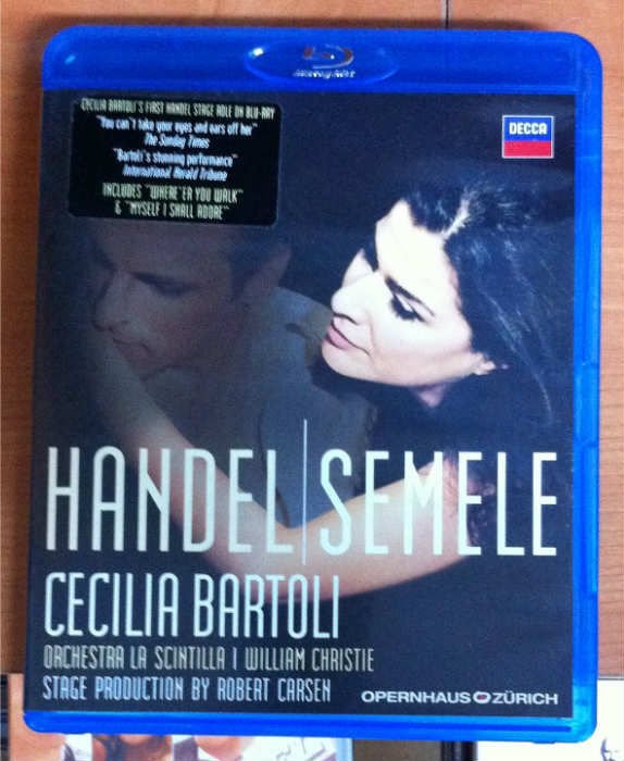 HANDEL: SEMELE - CECILIA BARTOLI  - BLU-RAY 2.EL