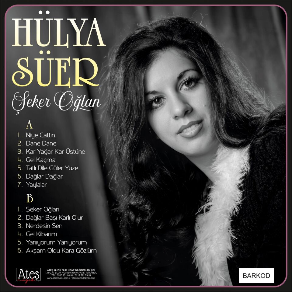 HÜLYA SÜER - ŞEKER OĞLAN (1989 / ''NEREDESİN SEN'' İSMİ İLE) - LP COMPILATION 180GR 2026 BASIM RENKLİ SIFIR PLAK
