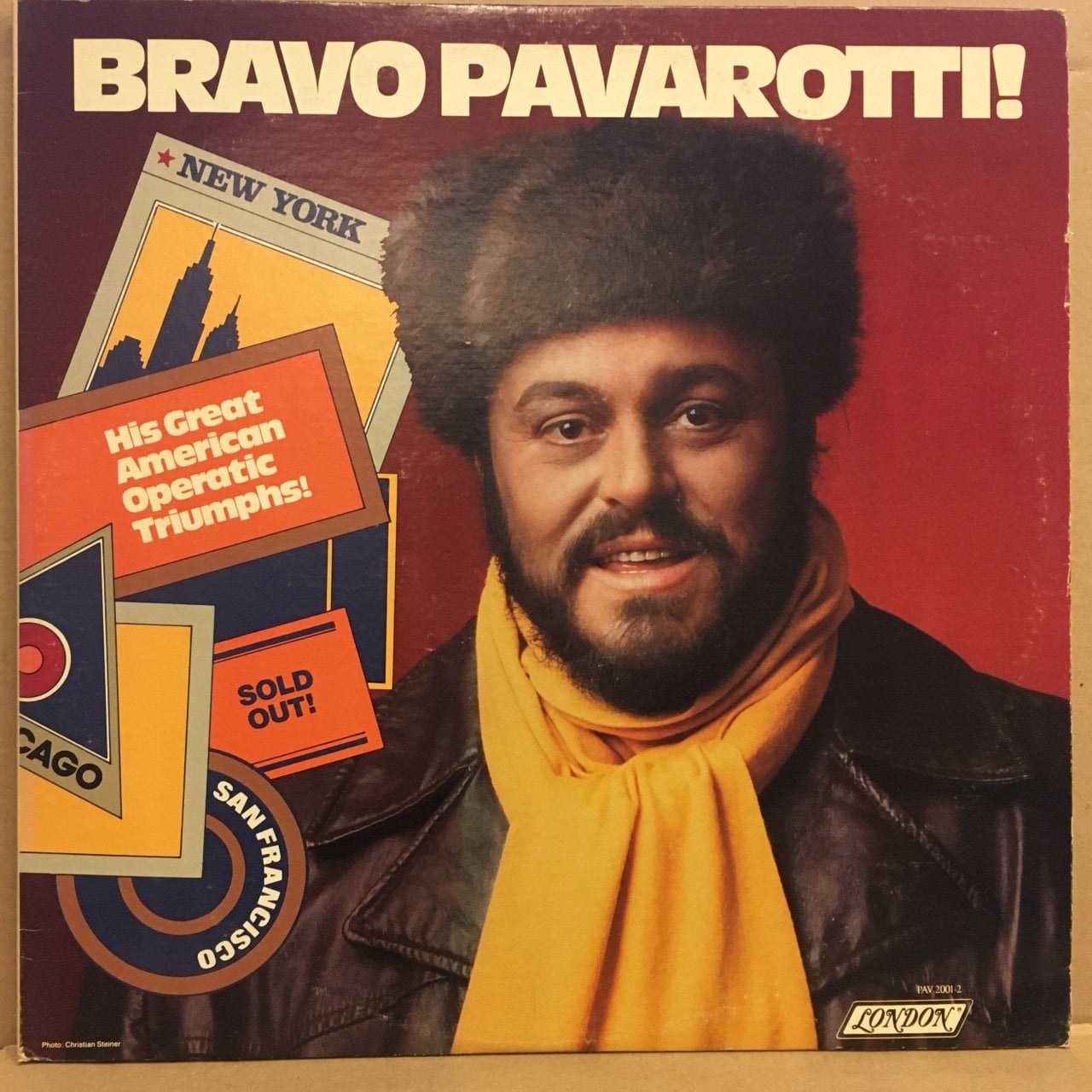 LUCIANO PAVAROTTI - BRAVO PAVAROTTI (1978) 2.EL 2PLAK