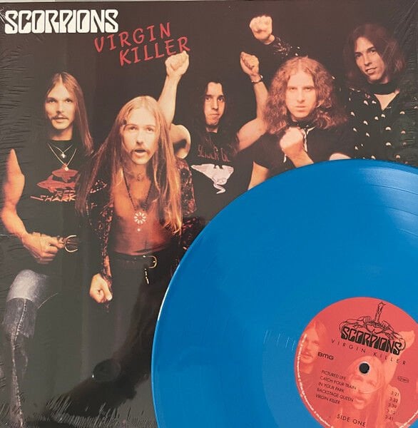 SCORPIONS – VIRGIN KILLER (1976) - LP 2023 REMASTERED REISSUE 180GR BLUE VINYL RENKLİ SIFIR PLAK