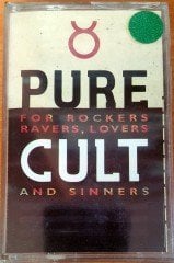 CULT - PURE CULT / FOR ROCKERS RAVERS LOVERS AND SINNERS (1993) RAKS CASSETTE MADE IN TURKEY ''NEW''