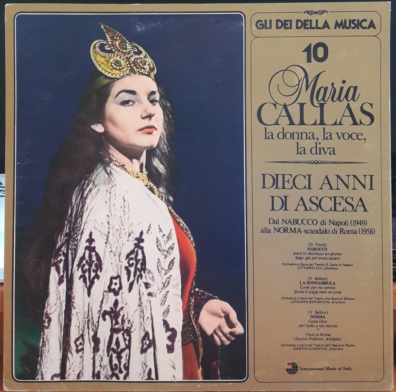 MARIA CALLAS - DIECI ANNI DI ASCESA - PLAK 2.EL