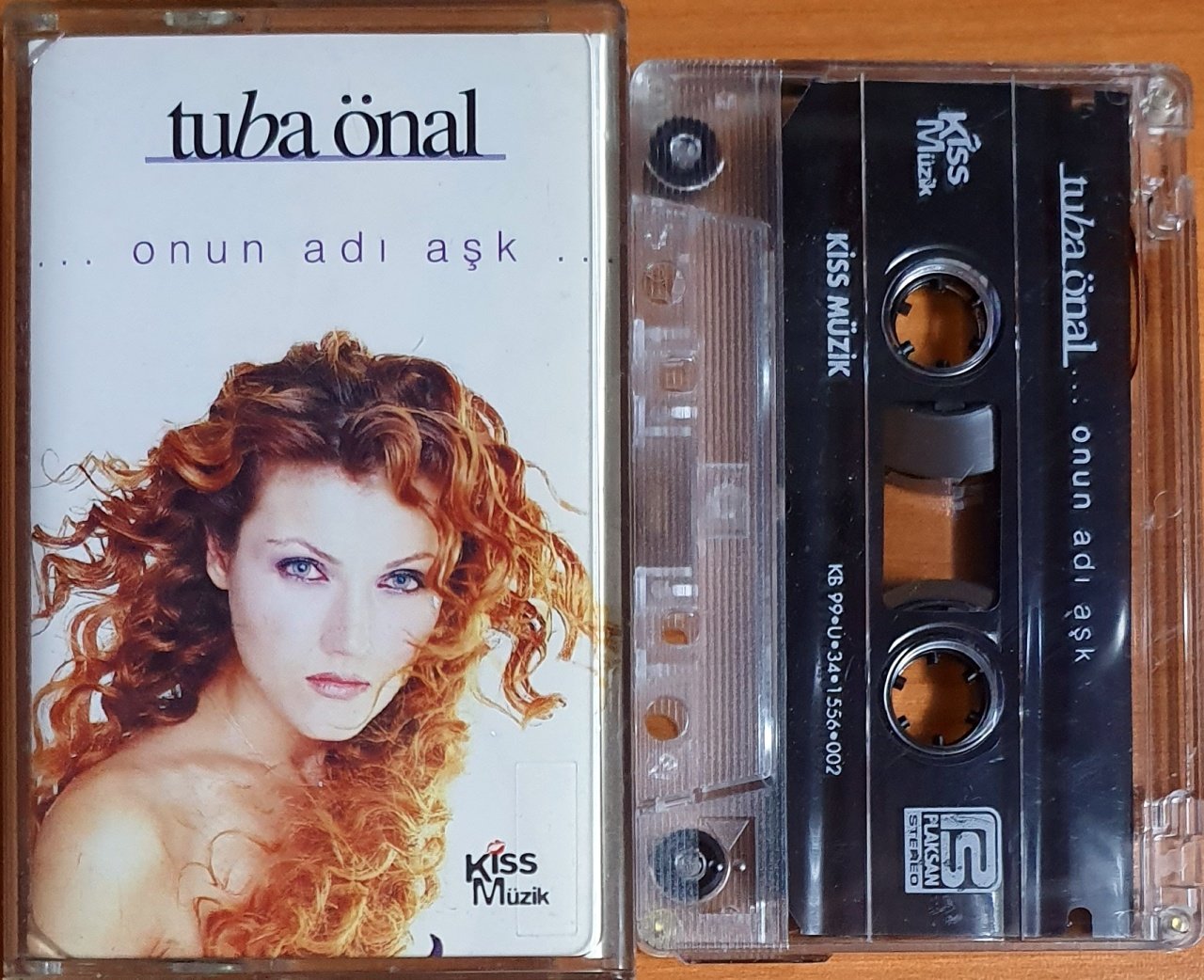 TUBA ÖNAL - ONUN ADI AŞK (1999) - KASET KİSS MÜZİK 2.EL