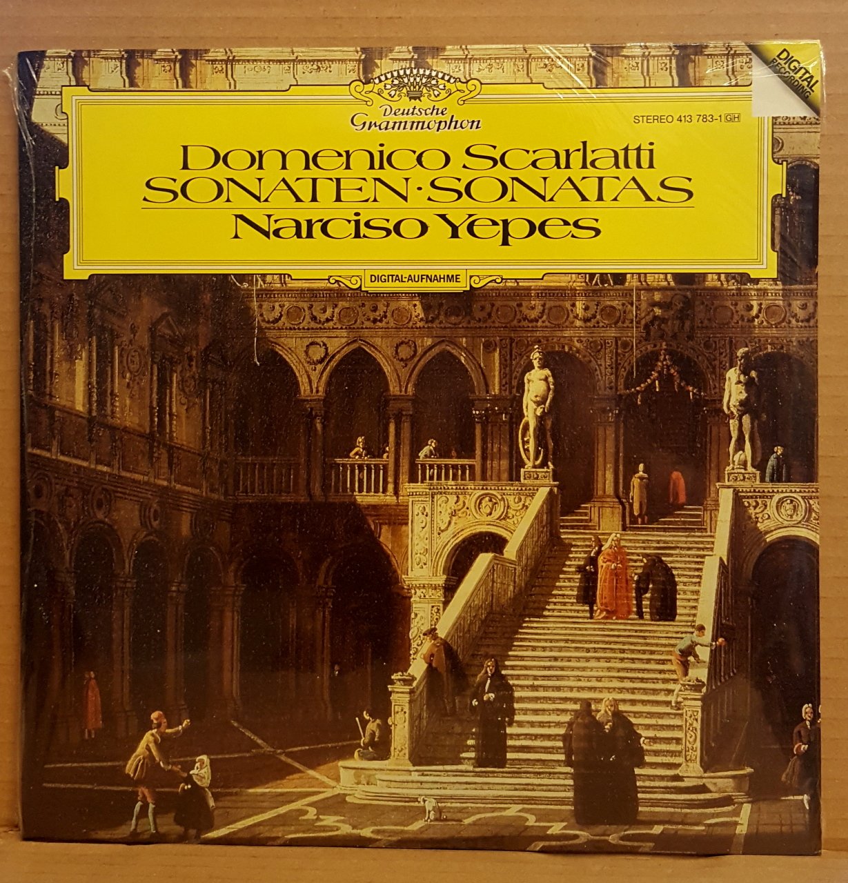 SCARLATTI - SONATAS / NARCISO YEPES (GUITAR) (1985) - LP DÖNEM BASKI SIFIR PLAK