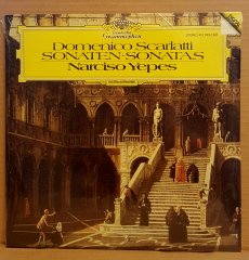 SCARLATTI - SONATAS / NARCISO YEPES (GUITAR) (1985) - LP DÖNEM BASKI SIFIR PLAK