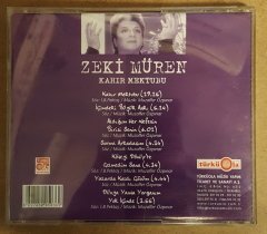 ZEKİ MÜREN - KAHIR MEKTUBU - CD TÜRKÜOLA ÖZEL BASKI 2.EL