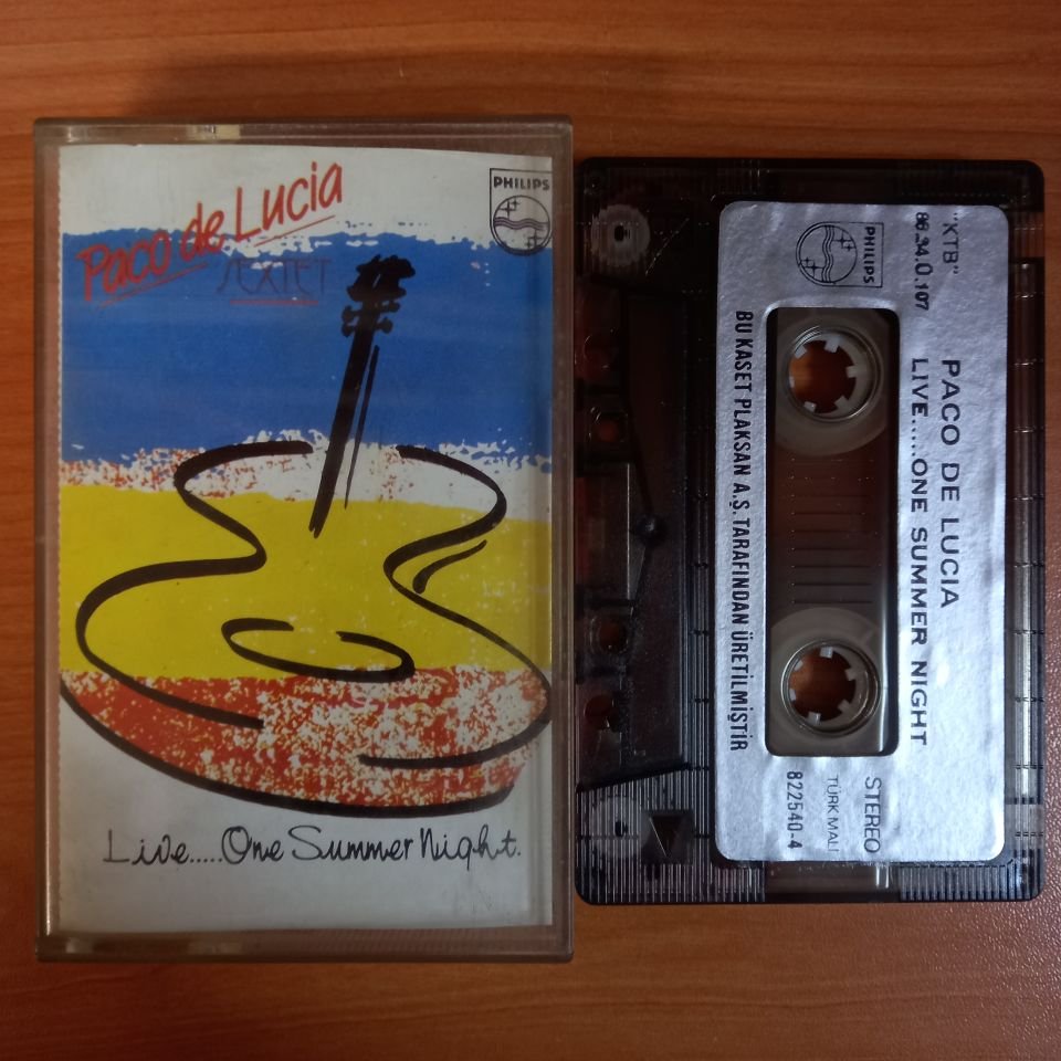 PACO DE LUCIA SEXTET - LIVE / ONE SUMMER NIGHT (1986) - KASET 2.EL