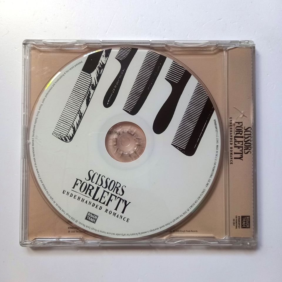 SCISSORS FOR LEFTY – UNDERHANDED ROMANCE (2006) - CD PROMO 2.EL