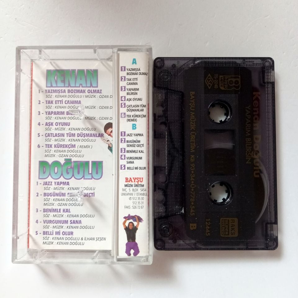 KENAN DOĞULU – YAPARIM BİLİRSİN (1993) - KASET 2.EL