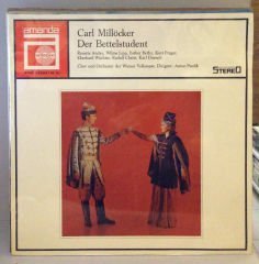 MILLOCKER DER BETTELSTUDENT 2LP 2.EL