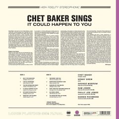 CHET BAKER - IT COULD HAPPEN TO YOU (1958) - LP 180GR PURPLE COLOURED 2018 EDITION SIFIR PLAK