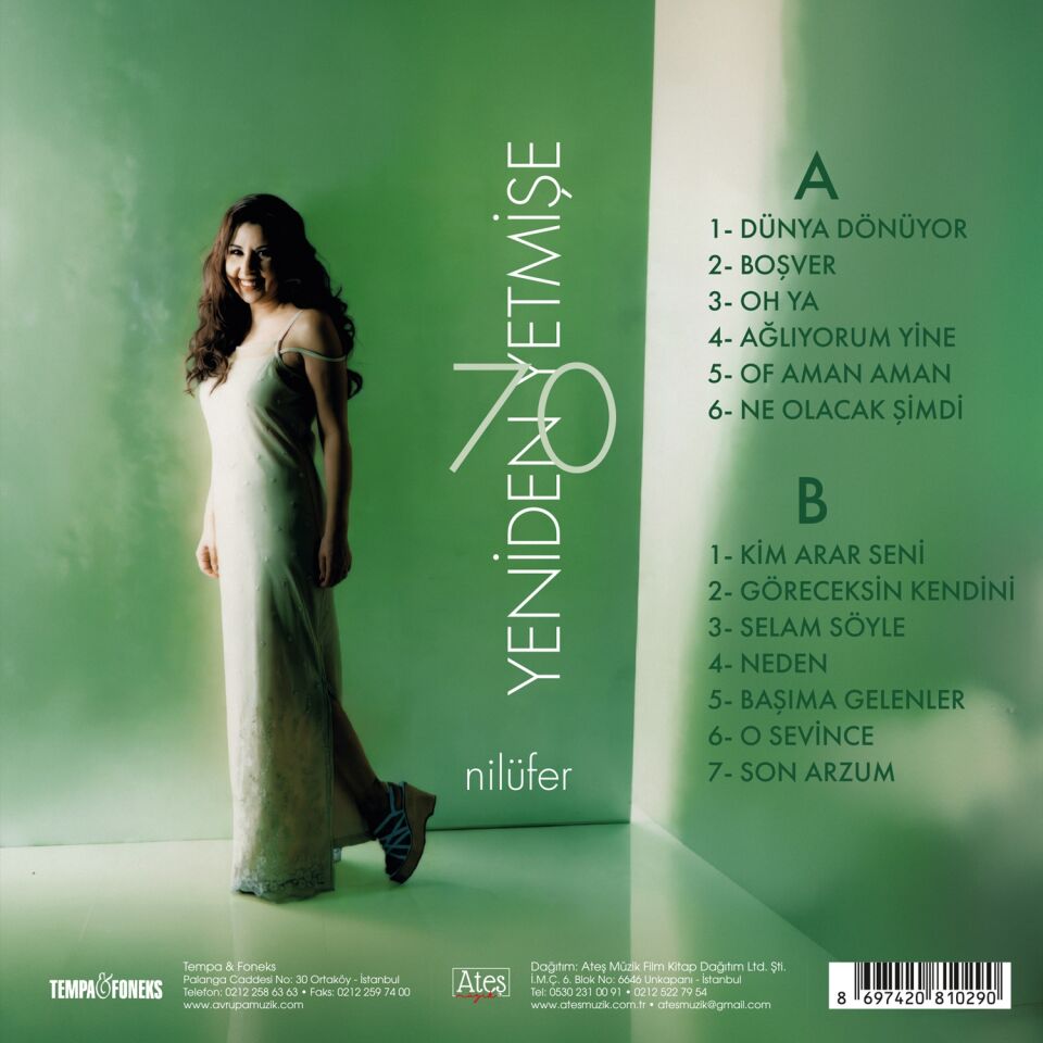 NİLÜFER - YENİDEN YETMİŞE (1998) - LP 180GR 2026 BASIM RENKLİ SIFIR PLAK