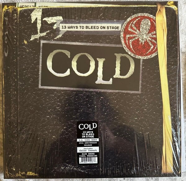 COLD – 13 WAYS TO BLEED ON STAGE (2000) - LP 2025 25TH ANNIVERSARY RELEASE BLUE SMOKE VINYL  SIFIR PLAK