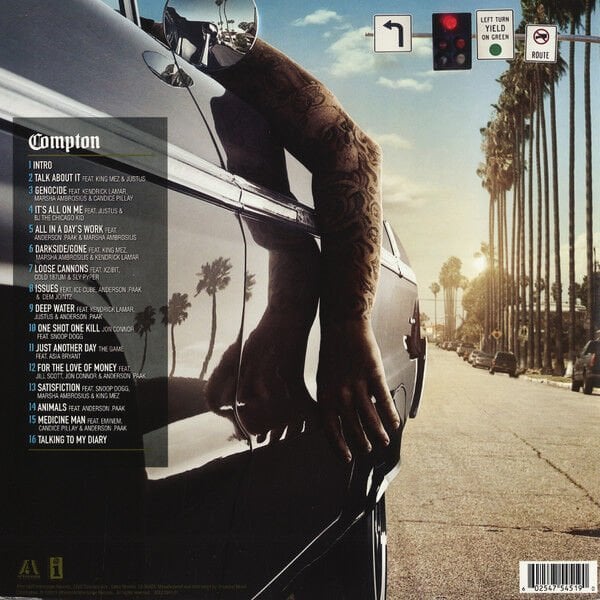 DR. DRE – COMPTON (A SOUNDTRACK BY DR. DRE) (2015) - 2LP SIFIR PLAK