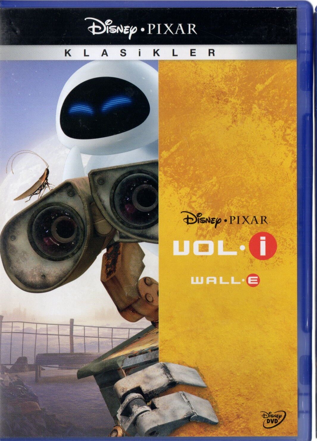 WALL-E - WOL-İ - DISNEY PIXAR ANİMASYONU - DVD 2.EL