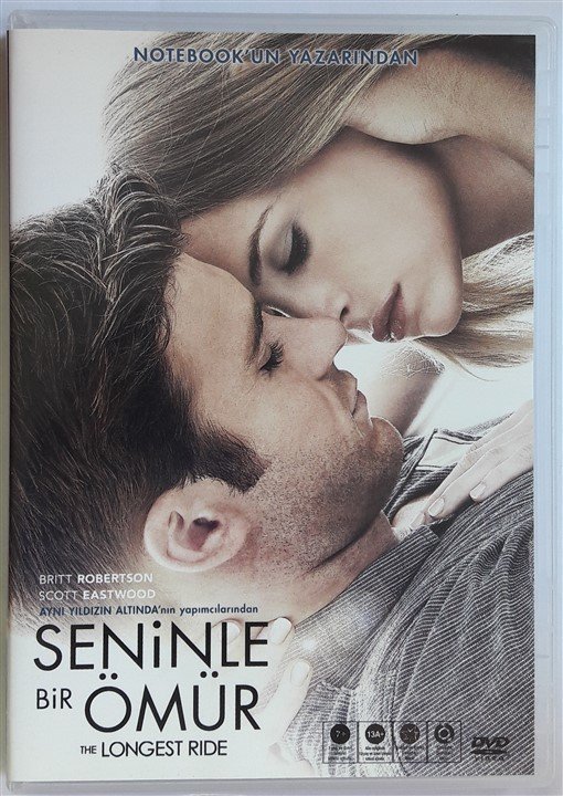 SENİNLE BİR ÖMÜR - THE LONGEST RIDE - BRITT ROBERTSON - SCOTT EASTWOOD - DVD 2.EL