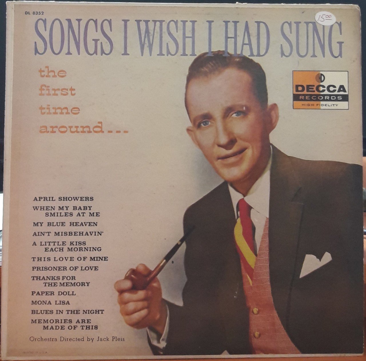 BING CROSBY - SONGS I WISH I HAD SUNG - PLAK 2.EL