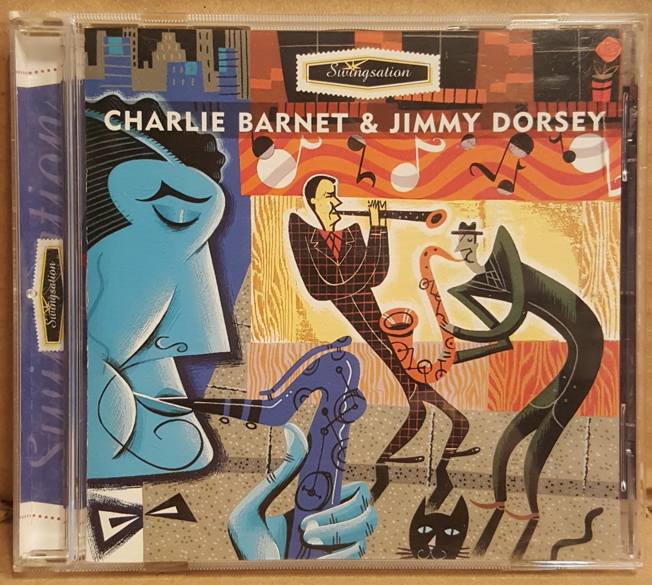 CHARLIE BARNET & JIMMY DORSEY - SWINGSATION (1999) - CD JAZZ SWING 2.EL