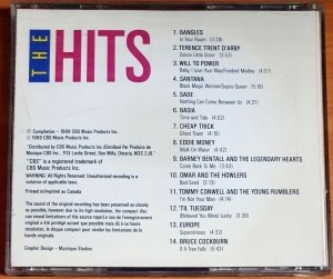 THE HITS / BANGLES, SADE, SANTANA, EUROPE, CHEAP TRICK (1989) - CD 2.EL