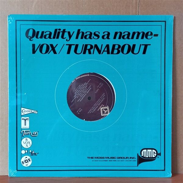 A. MARCELLO, A. SCARLATTI, STRADELLA, SAMMARTINI – ITALIAN BAROQUE WIND CONCERTI [BAROQUE WORKS FOR TRUMPET, RECORDER & OBOE] - LP DÖNEM BASKISI SIFIR PLAK