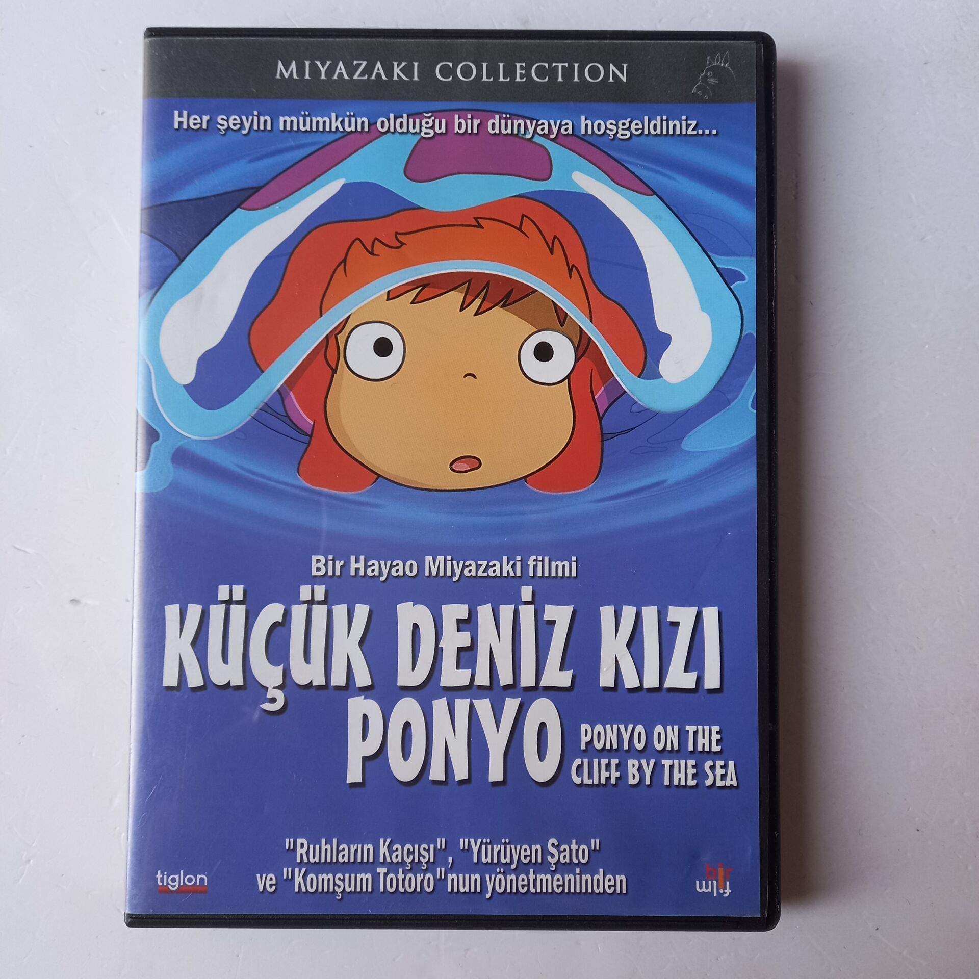 KÜÇÜK DENİZ KIZI PONYO - PONYO ON THE CLIFF BY THE SEA - HAYAO MIYAZAKİ - DVD 2.EL
