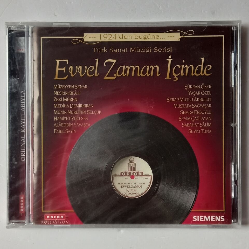 EVVEL ZAMAN İÇINDE - 1924\'DEN BUGÜNE / TÜRK SANAT MÜZIĞI SERISI - CD SIFIR