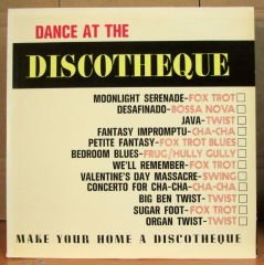 DANCE AT THE DISCOTHEQUE TWIST CHA-CHA LP 2.EL