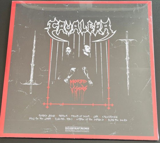 CAVALERA - MORBID VISIONS (2023) - LP LIMITED EDITION SPLATTER SIFIR PLAK