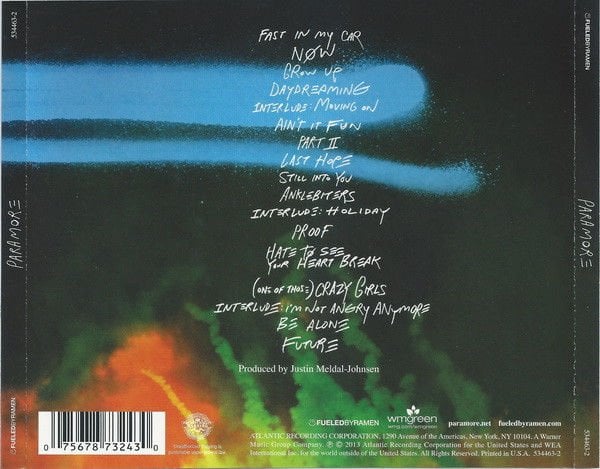 PARAMORE – PARAMORE (2013) - CD AMBALAJINDA SIFIR