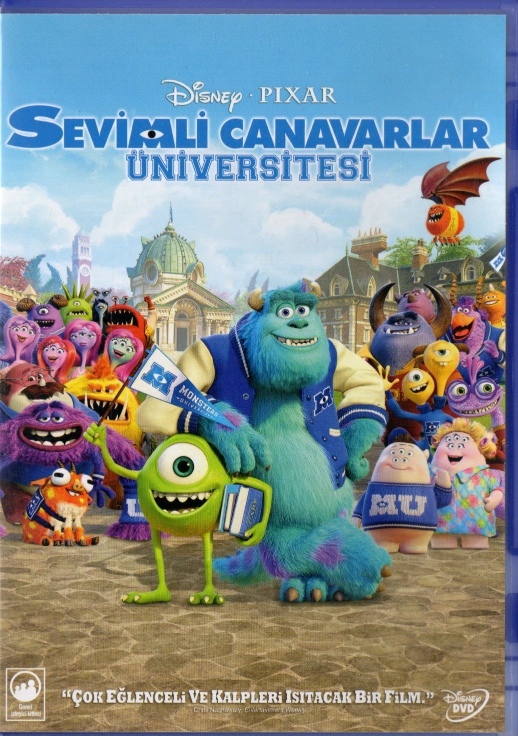 MONSTERS UNIVERSITY - SEVİMLİ CANAVARLAR ÜNİVERSİTESİ - DISNEY PIXAR ANİMASYONU - DVD 2.EL