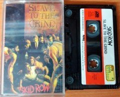 SKID ROW - SLAVE TO THE GRIND (1991) MMY CASSETTE MADE IN TURKEY ''USED'' PAPER LABEL