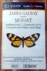 JAMES GALWAY PLAYS MOZART - ANDANTE IN C / CONCERTO IN G KASET SIFIR