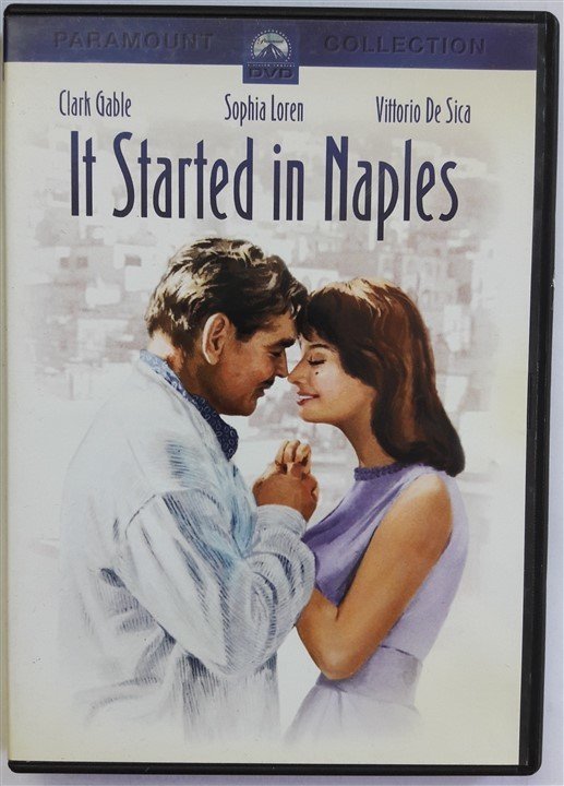 IT STARTED IN NAPLES - CLARK GABLE - SOPHIA LOREN - VITTORIO DE SICA - DVD 2.EL