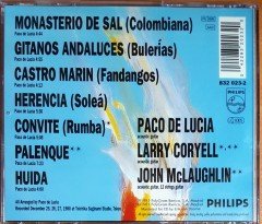 PACO DE LUCIA - CASTRO MARIN (1981) PHILIPS CD 2.EL