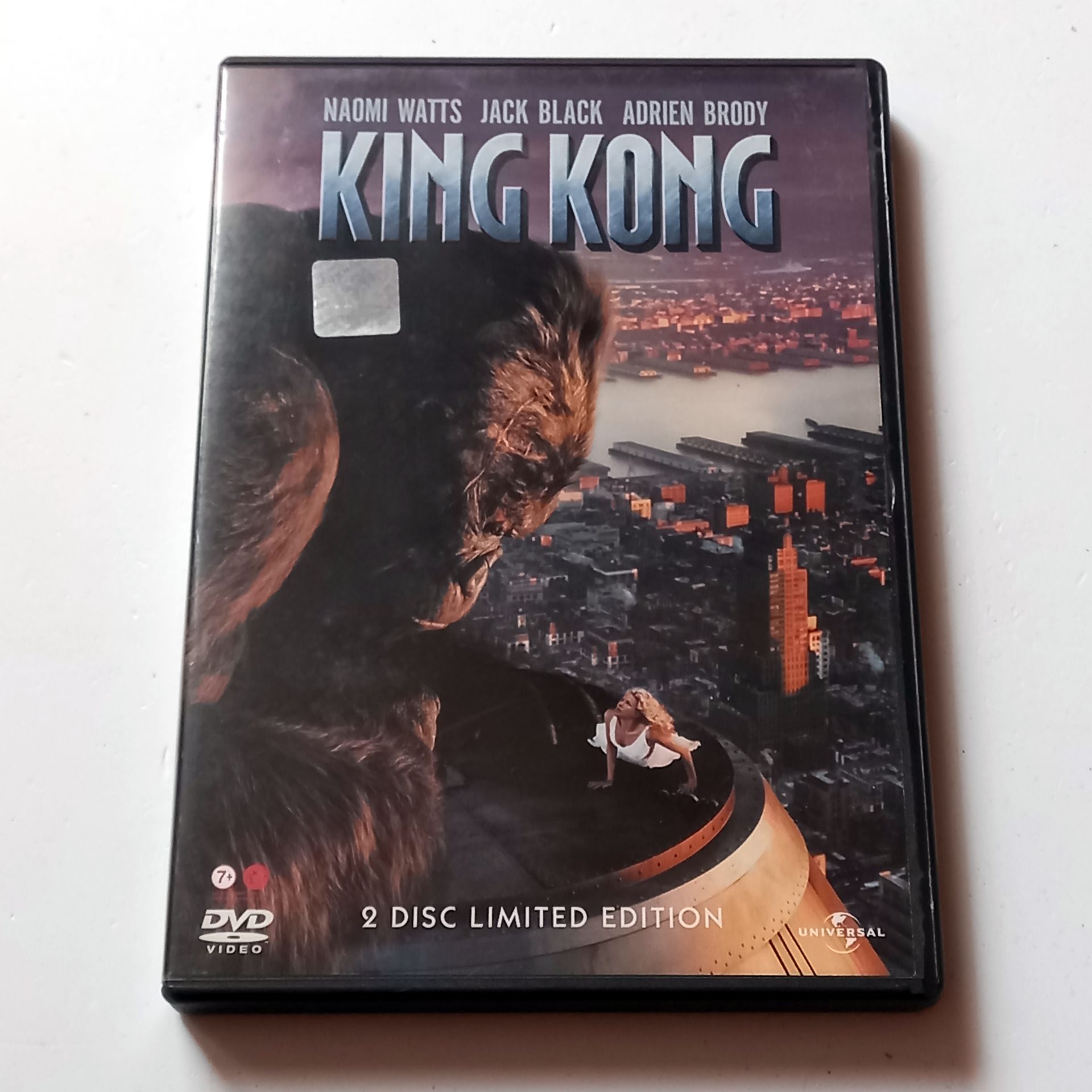 KING KONG - NAOMI WATTS, JACK BLACK, ADRIEN BRODY, YÖN.: PETER JACKSON - 2xDVD 2.EL