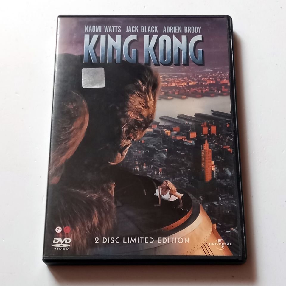 KING KONG - NAOMI WATTS, JACK BLACK, ADRIEN BRODY, YÖN.: PETER JACKSON - 2xDVD 2.EL