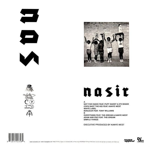 NAS - NASIR (2018) - LP ''PRODUCED BY KANYE WEST'' SIFIR PLAK