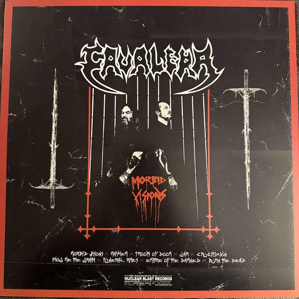 CAVALERA - MORBID VISIONS (2023) - LP 2024 LIMITED EDITION RED COLORED SIFIR PLAK