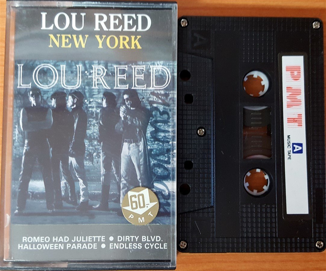 LOU REED - NEW YORK CASSETTE MADE IN GERMANY ''USED''