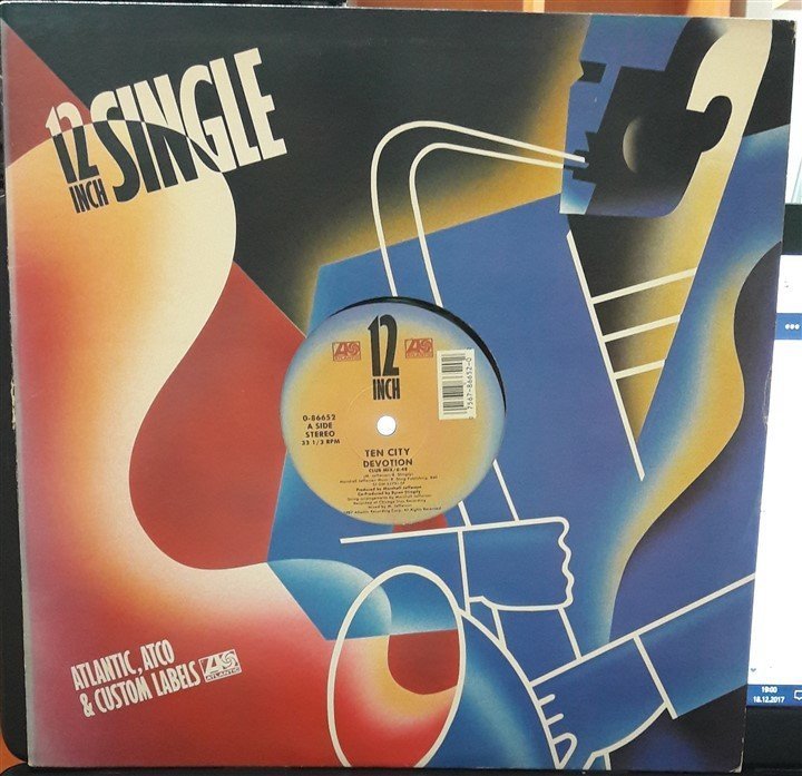 TEN CITY - DEVOTION (1987) - 12'' MAXI SINGLE PLAK 2.EL