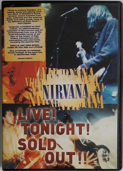 NIRVANA - LIVE! TONIGHT! SOLD OUT!! - DVD 2.EL