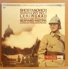 SHOSTAKOVICH - SYMPHONY NO 7 BERNARD HAITINK LONDON PHIL.ORCH.(1980) - 2LP DÖNEM BASKI SIFIR PLAK