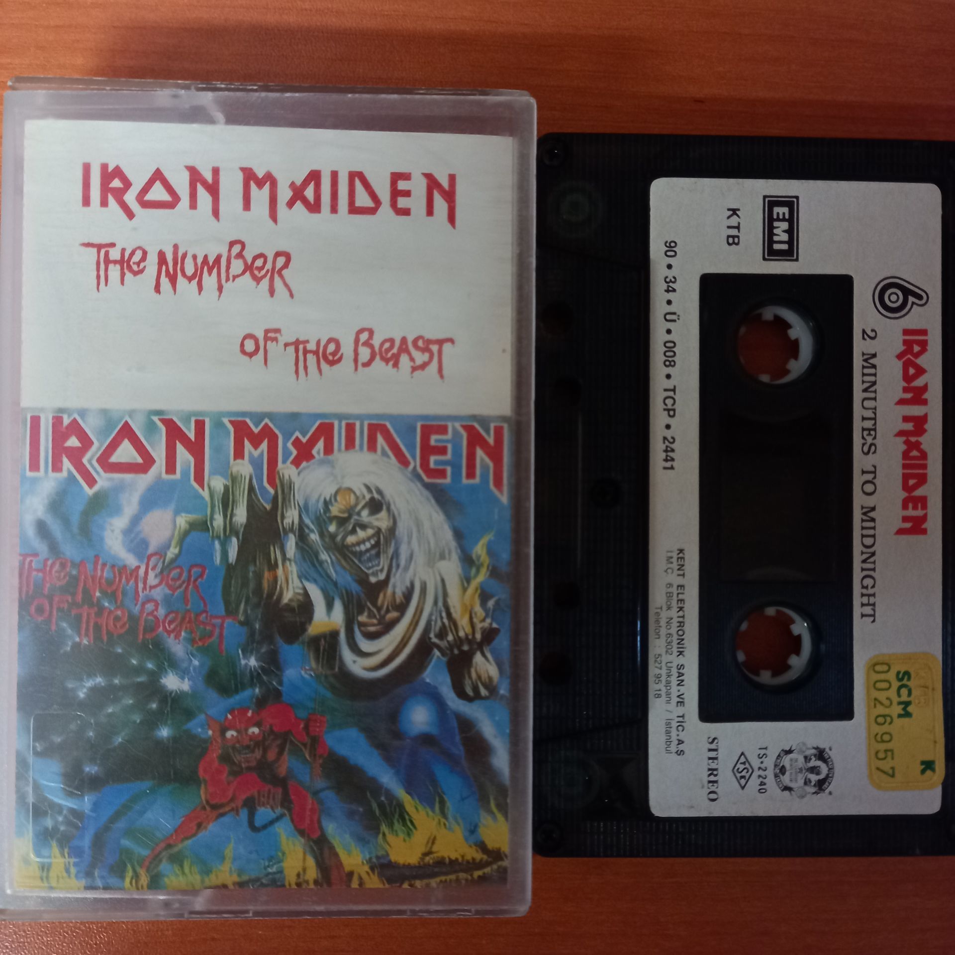 IRON MAIDEN - THE NUMBER OF THE BEAST (1990) - KASET 2.EL