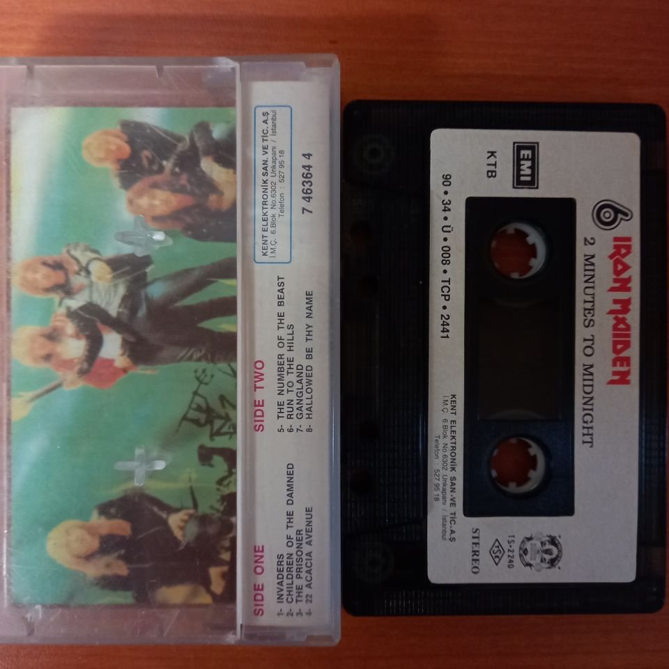 IRON MAIDEN - THE NUMBER OF THE BEAST (1990) - KASET 2.EL