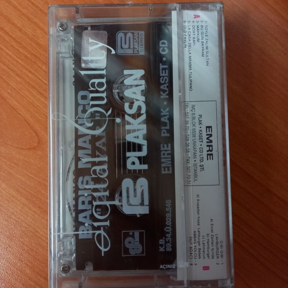 BARIŞ MANÇO - 24 AYAR (1989) - KASET SIFIR