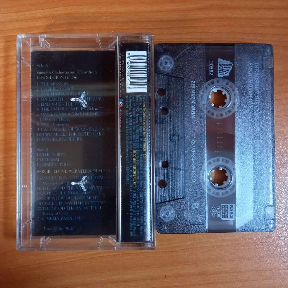 ENNIO MORRICONE - THE MISSION / THE CLASSIC FILM MUSIC OF ENNIO MORRICONE (1998) - KASET 2.EL