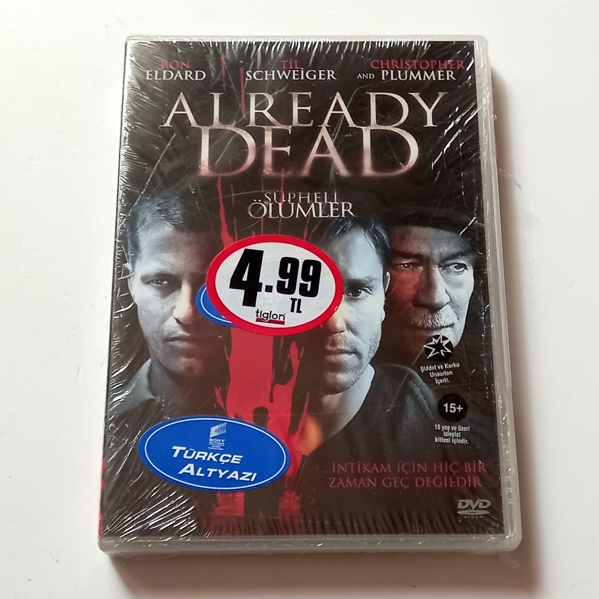 ALREADY DEAD - ŞÜPHELİ ÖLÜMLER - RON ELDARD, TIL SCHWEIGER, CHRISTOPHER PLUMMER - DVD AMBALAJINDA SIFIR
